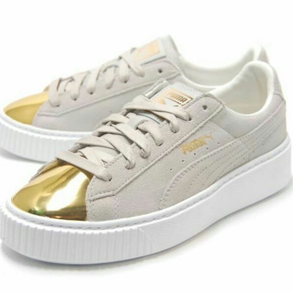 puma creeper gold toe